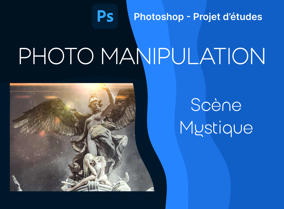 Photomanipulation : Scène mystique.